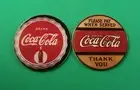 TWO Old Coca Cola Vintage Sign Collector Caps from The Coca-Cola Collection