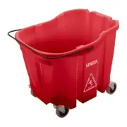 SPARTA Mop Bucket 8.75-gal Red Polypropylene Durable Materials Anti-Splash