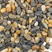 Natural Aquarium Stones, River Rocks for Fish Tanks, 3/8 Inch Aquarium Pebbles