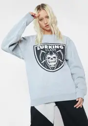 [Lurking Class] Shield Graphic Crewneck Sweatshirt