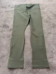 Fabletics Women’s Define Split Hem Pants Utility Green Size XXL/1X $74.95