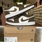 Nike Air Jordan 1 Low SE Woman's Trainers Light Olive DV0426-301 UK4 US 6W