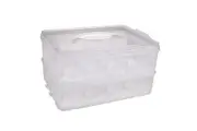 Daily Bake 24-Cup Stackable Cupcake Carrier (White)