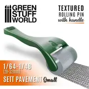 Rolling pin with Handle - Sett Pavement Small - bases diorama wargames