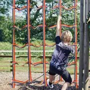 Climbing Net For Kids Outdoor Portable Ninja Cargo Net Rope Ladder Monkey Bars