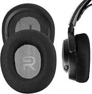 Geekria Comfort Mesh Fabric Replacement Ear Pads Compatible with SteelSeries Arctis Nova Pro Wired/Nova1/Nova3/Nova7 Headphones, Repair Parts (Black)
