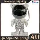 Astronaut Projector Bluetooth-Compatible Speaker Galaxy Projection Lamp (White)