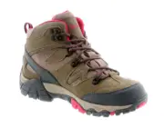 Bearpaw Womens Corsica Suede and Pink Waterproof Ankle Hiking Boots NEW Box Cute