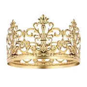 Cake Topper Realistic Looking Rust-proof Metal Crown Cake Topper Royal Themed Baby Shower Decoration for Home Golden S