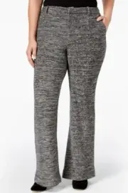 RACHEL Rachel Roy Plus Size Pants Trousers Marled Bootcut Size 24W