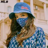 在飛比找蝦皮商城優惠-MLB 漁夫帽 MONOGRAM 老花系列 紐約洋基隊 (3