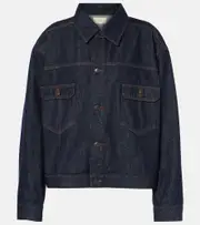 [The Row] The Row Ness cotton and cashmere jacket AU 12 blue