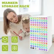 Art Marker Storage Rack 120 Slots Marker Organizer Rack Marker Holder guZlZ