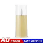 Flameless Candles LED Acrylic Flickering Candle for Home Decoration (L)