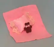 1984 Vogue Ginny Flannel Blanket Pillow Teddy - Never Played With!