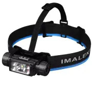 IMALENT HT70 LED Headlamp 3500 Lumen Rechargeable Handheld Torch - Black