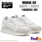 Onitsuka Tiger MOAGE CO WHITE / WHITE 1183B555 102 UNISEX NEW! F/S