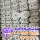 Wholesale Lot 20W USB-C Adapter Fast Charger PD For iPhone 15 14 13 12 11 8 iPad