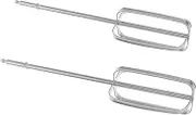 2Pcs Stainless Steel Replacement Beaters for Hand Mixer Versatile Mixing Attachments for Egg Beating and Dough Mixing Sturdy and Easy to Clean Baking Tools