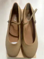 Bloch Tap-On Leather Tap Shoe - S0302L Tan 10.5 Adult BRAND NEW