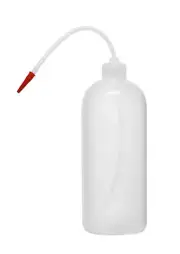 Wash Bottle, 1000ml - Polyethylene - Flexible Delivery Tube - Eisco Labs