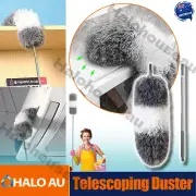Duster Extendable Telescopic Microfibre Duster with Stainless Steel Pole