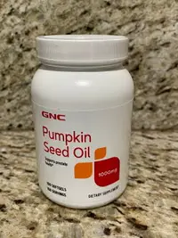 在飛比找樂天市場購物網優惠-美國原裝 GNC南瓜籽油 1000mg Pumpkin Se