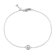 Miracle Surround Bracelet with 0.10ct of Diamonds in Sterling Silver