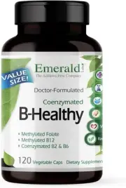 EMERALD LABS B-Healthy - Vegan Vitamin B Complex - Includes Methylated Folic Aci