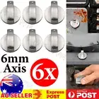 6x Gas Stove Knobs Home Kitchen Cooker Oven Cooktop Metal Switch Control AUS