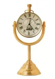 Brass Table Clock Ship Table Desk Clock Tabletop Clock Maritime Compass Marit...