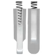 Rolltrak White Plastic Door Bottom Guide