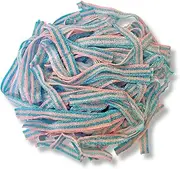 Sour Power Unwrapped Belts, Cotton Candy Bulk Belts, 6.6 Pound