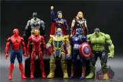 8 Superheros Marvel Avengers Action Figures Display Toy set