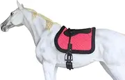 CHALLENGER Horse English Quilted Fleece Padded Trail Bareback Pad 72F48