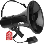 Megaphone Speaker PA Bullhorn with Built-In Siren 50 Watts & Adjustable Volume I