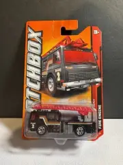 Matchbox Fire Engine Black MBX Highway County Dept 3 of 10