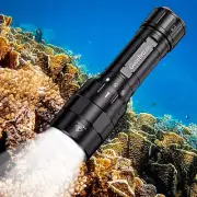 Dive Light, 4500 Lumen Scuba Diving Flashlight, Rechargeable Diving Lights Un...