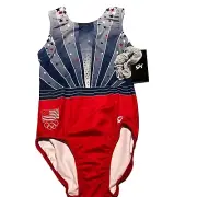 GK Olympic Replica Liberty Light Show Leotard NWT Adult Medium Sold Out HTF