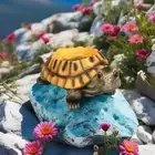 Lifelike Turtle-Shaped Flower Pot Eco-Friendly Desk Mini Ornament Desktop