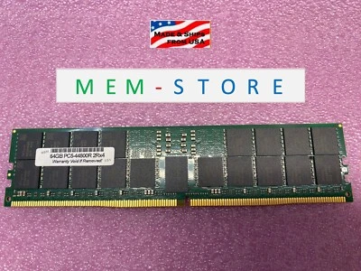 4X77A88052 4X77B00032 64GB DDR5-5600MHz RDIMM RAM Compatible for Lenovo Servers