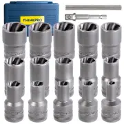 Bolt Extractor Set,17 Piece Wheel Lock Removal Kit,Lug Nut Extractor Set 1/2 ...