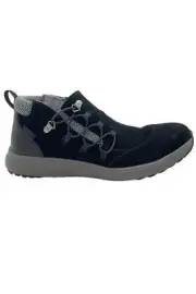 TRAQ by Alegria Leather Walking Shoe Vista Black