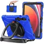 Heavy Duty Case for Galaxy Tab Galaxy Tab S10+/S9/S9 FE/S8/S7 Plus/S7 FE Blue