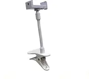 NVRTTRR Universal 1/4 Threaded Hole Baby Monitor Mount Bracket, Adjustable Gooseneck Arm Holder with Clip Baby Monitors. (10in)