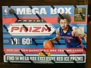 2021-22 Panini Prizm Basketball Mega Box -look for Silver Prizms, Autos, Relics!