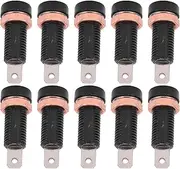Banana Jack Socket Mount Binding Post Connector Adapter Panel High Strength Wear Resistant for Electronic Instrument (Black)