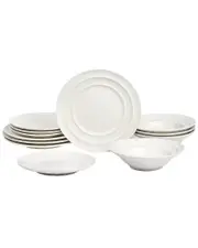 Earth & Clay Celeste 24pc Stoneware Dinnerware Set