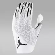 Nike Air Jordan Vaporknit Football Gloves White Cool Grey Men's Medium M Padded