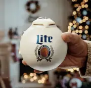 ❄️Miller Lite Beernament Holiday Christmas Ornament SET OF 6 IN HAND- SHIPS ASAP